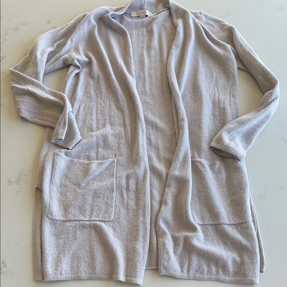LOFT Open Front Cardigan - Picture 1 of 4